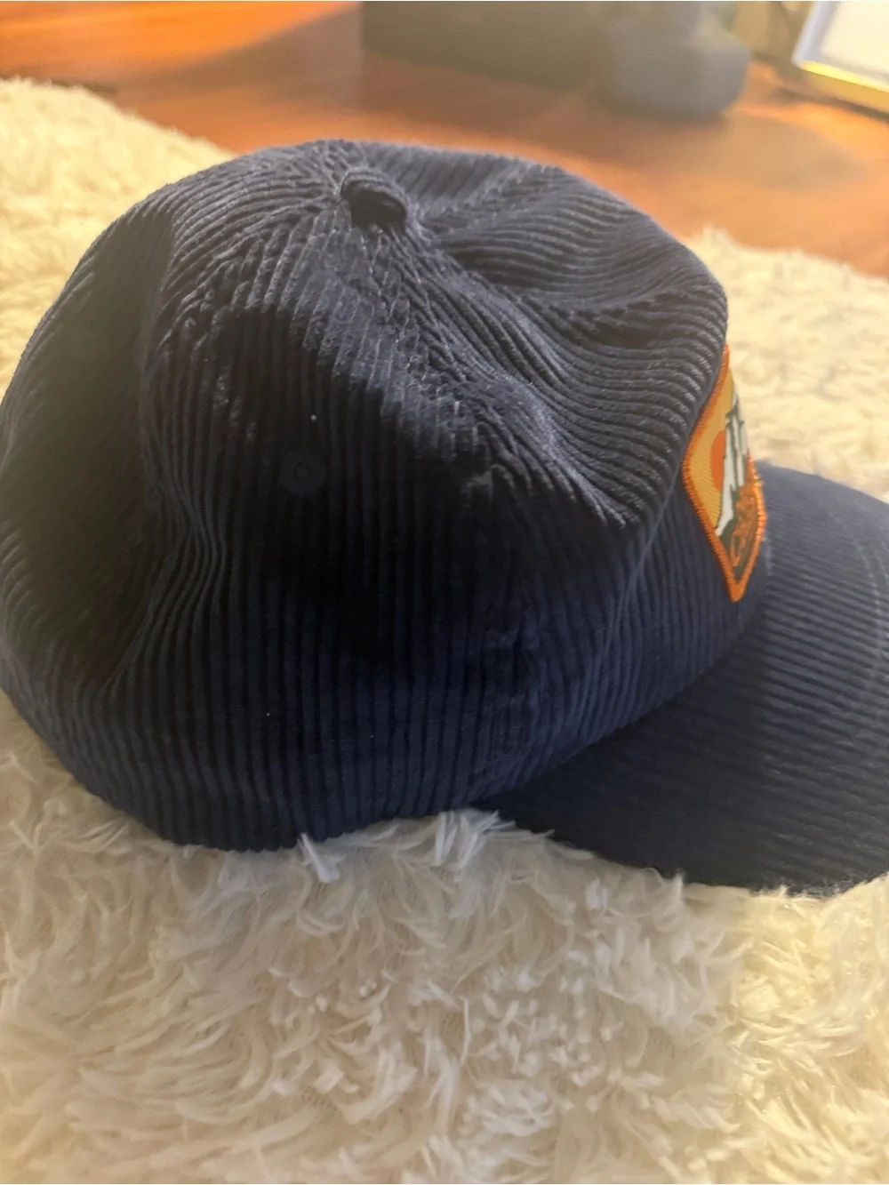 RW Supply Co.North Cascades National Park Hat Corduroy Navy Blue **BROKE BUCKLE